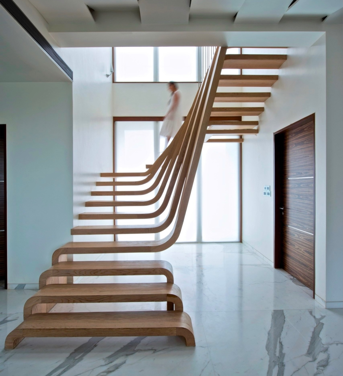 escalier en bois